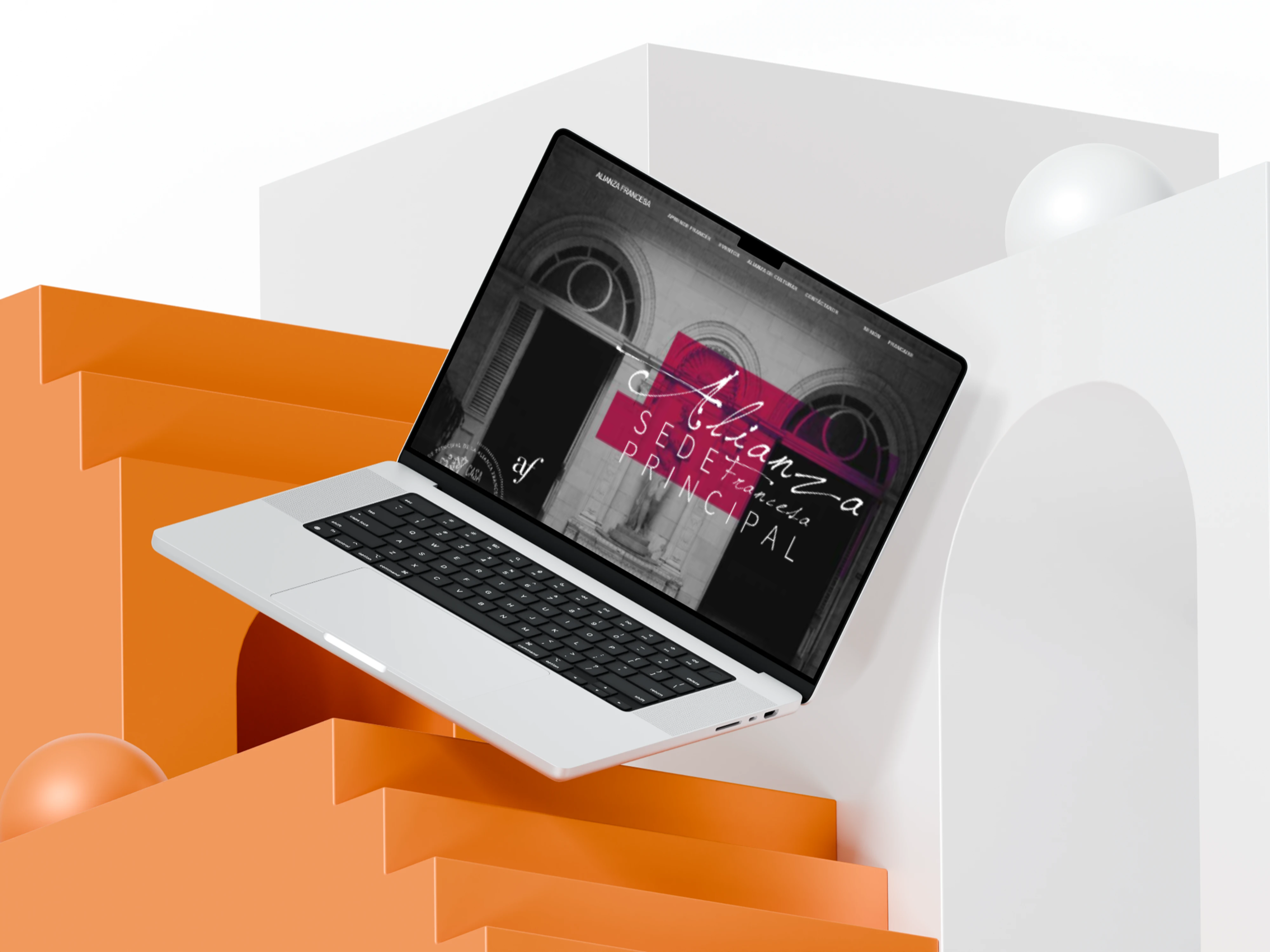 Website design for the Alliance Française in Cuba